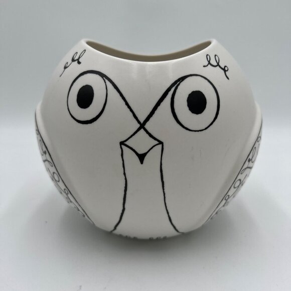 Kate Spade x Lenox Woodland  Park Short Owl Vase - Picture 1 of 12